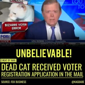 Read more about the article BREAKING: Georgia Couple receives voter registration form for their CAT who died…