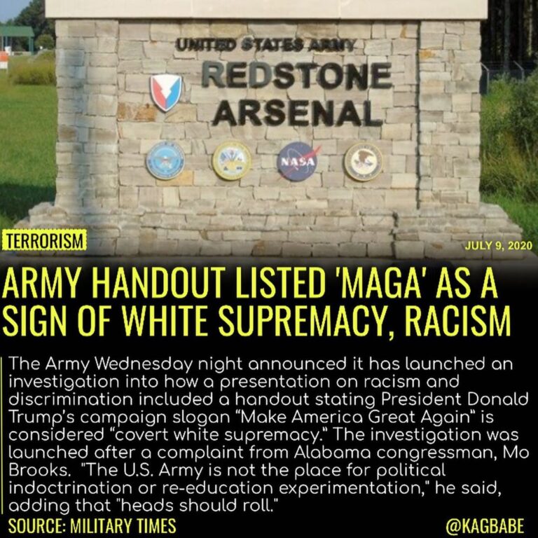 Read more about the article The United States Army is allowing political propaganda to infiltrate its ranks….