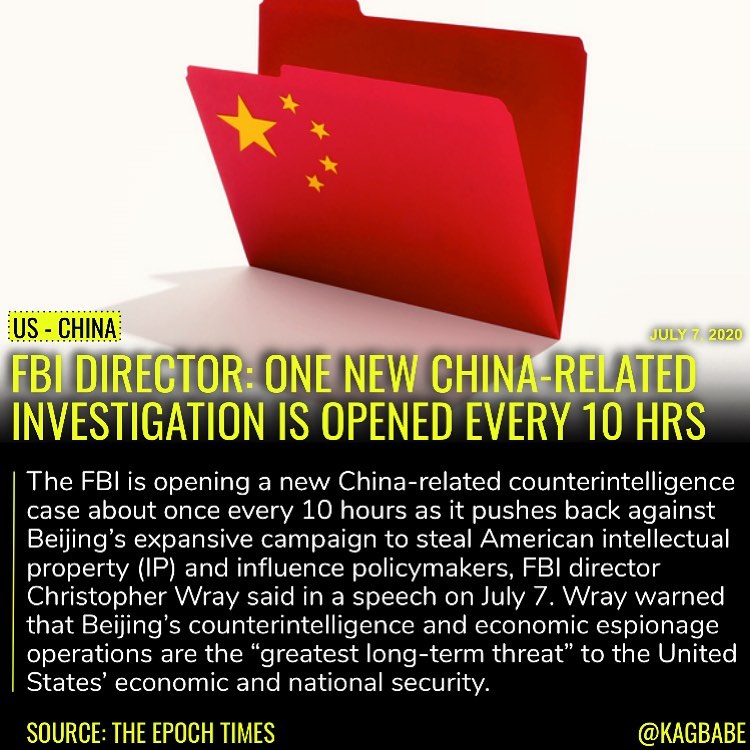 Read more about the article Wray warned that Beijing’s counterintelligence and economic espionage operations…