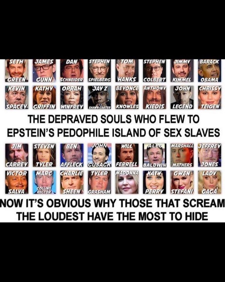 Read more about the article THE DEPRAVED SOULS WHO FLEW TO EPSTEIN’S PEDOPHILE ISLAND OF SEX SLAVES
