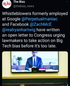 Read more about the article Whistleblowers formerly employed at Google and Facebook have written an open let…