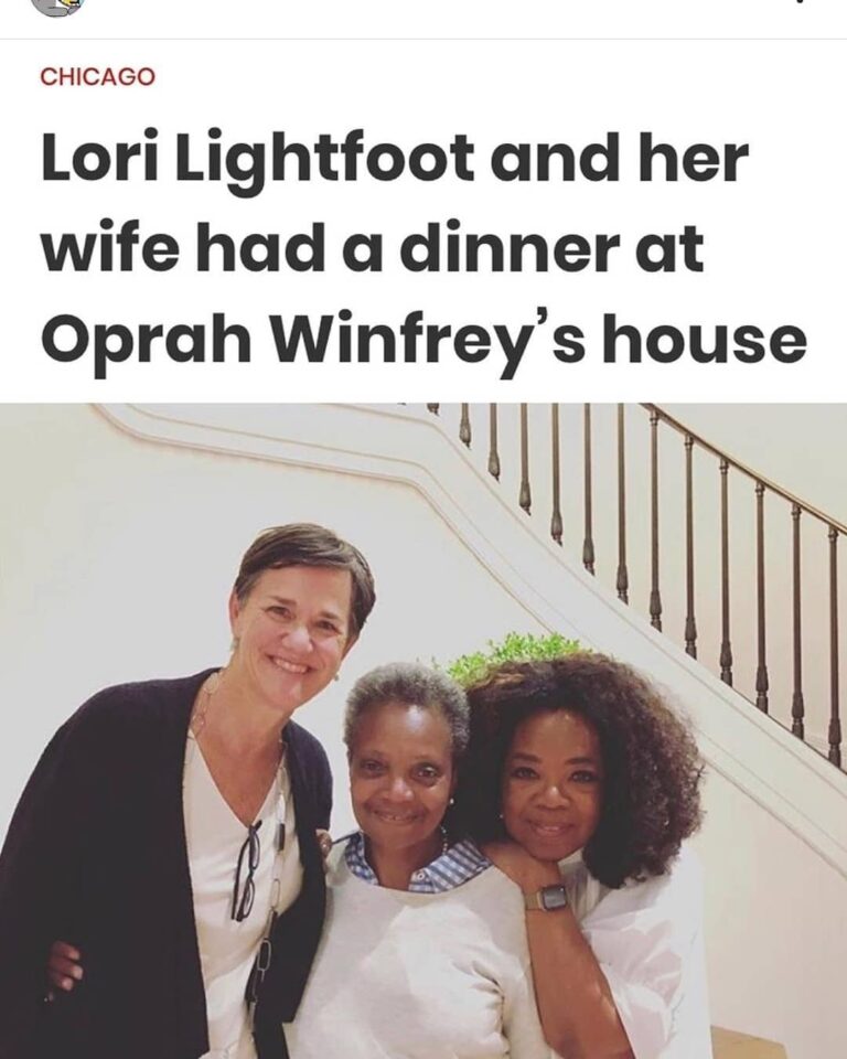 Read more about the article Lori Lightfoot and her wife had a dinner at Oprah Winfrey’s house – Go figure