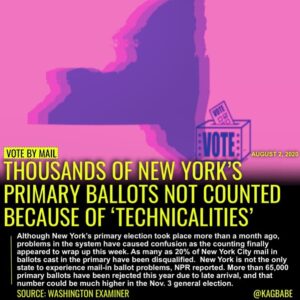 Read more about the article Disaster! Although New York’s primary election took place more than a month ago,…