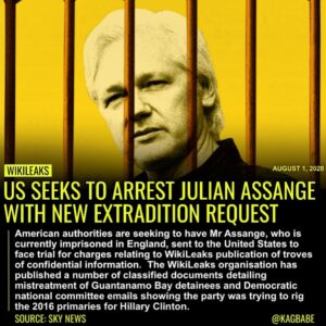 Read more about the article Julian Assange’s lawyers have suggested the WikiLeaks founder may soon be re-arr…
