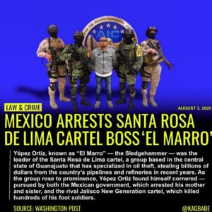 Read more about the article MEXICO CITY — Mexican authorities on Sunday arrested José Antonio Yépez Ortiz, o…