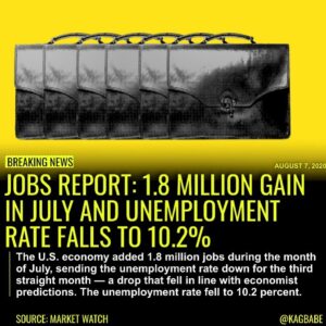 Read more about the article “The July jobs report was better than expected and represents welcome progress o…