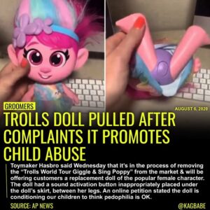 Read more about the article (AP) — A Trolls doll is being pulled off store shelves amid complaints it promot…