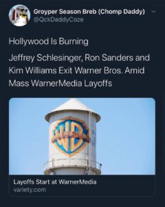 Read more about the article Hollywood Is Burning
(((They))) are all scared asf
…