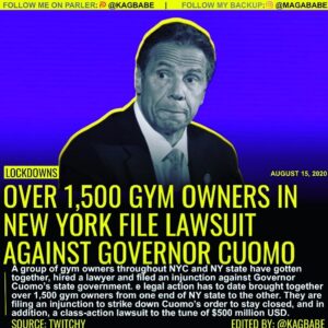 Read more about the article A group of gym owners throughout NYC and NY state have gotten together, hired a …