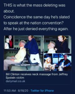 Read more about the article Bill Clinton receives massage from 
Jeffery Epstein victim

B I G N I B B A Q U …