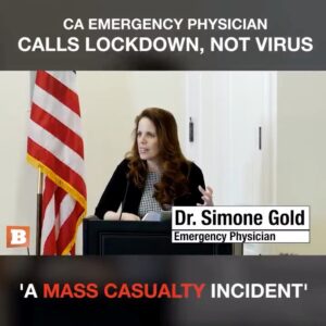 Read more about the article Dr. Simone Gold: “We have to remember that the whole purpose of locking down was…