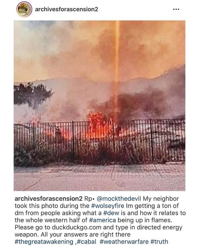 Read more about the article DEW: Direct Energy Weapons & CA Fires