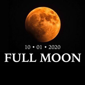 Tomorrow or the first of two full moons for the month of October, the second one