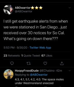 Read more about the article Anyone else getting earthquake alerts for So. Cal.?