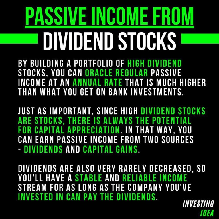 Read more about the article Don’t rely on only Dividends as you sole income and also ALWAYS remember to hav…