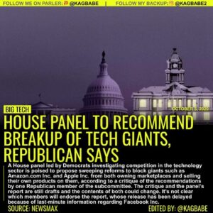 A House panel led by Democrats investigating competition in the technology secto