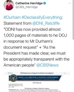 Read more about the article HEYO! Looks like more docs headed to Durham from DNI Ratcliffe. Also looks like