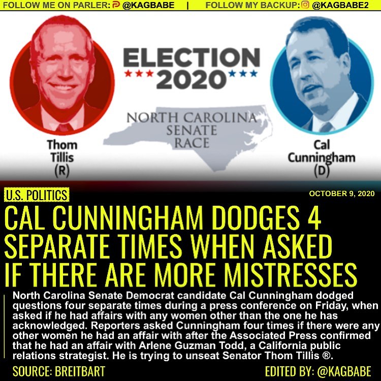 Read more about the article North Carolina Senate Democrat candidate Cal Cunningham dodged questions four se
