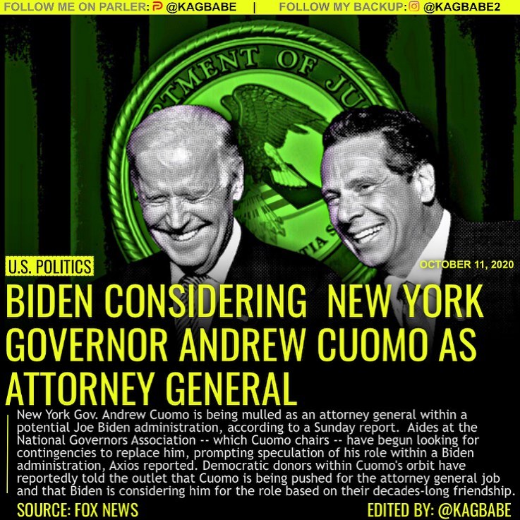 Read more about the article YIKES! New York Gov. Andrew Cuomo is being mulled as an attorney general within