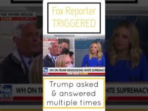 Read more about the article Fox Reporter Triggered: Trump asked & answered multiple times