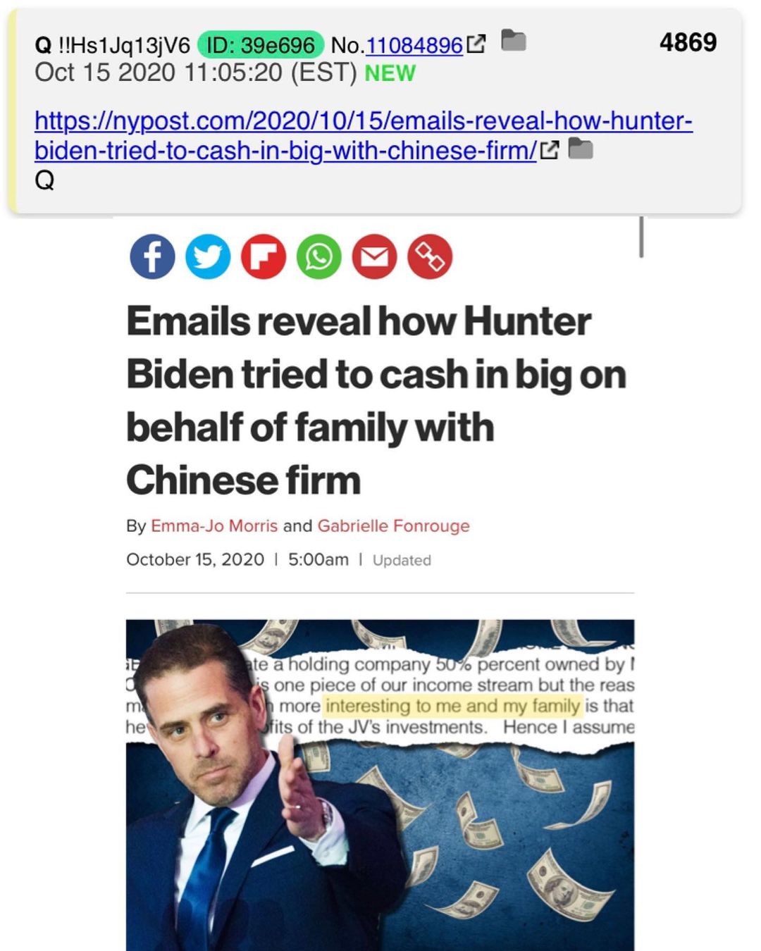 You are currently viewing Emails reveal how Hunter Biden tried to cash in big on behalf of family with Chinese firm