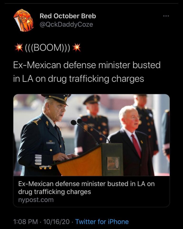 Read more about the article Ex-Mexican defense minister busted in LA on drug trafficking charges