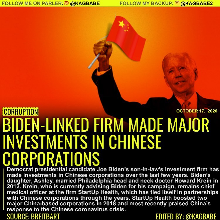 Read more about the article BIDEN-LINKED FIRM MADE MAJOR INVESTMENTS IN CHINESE CORPORATIONS