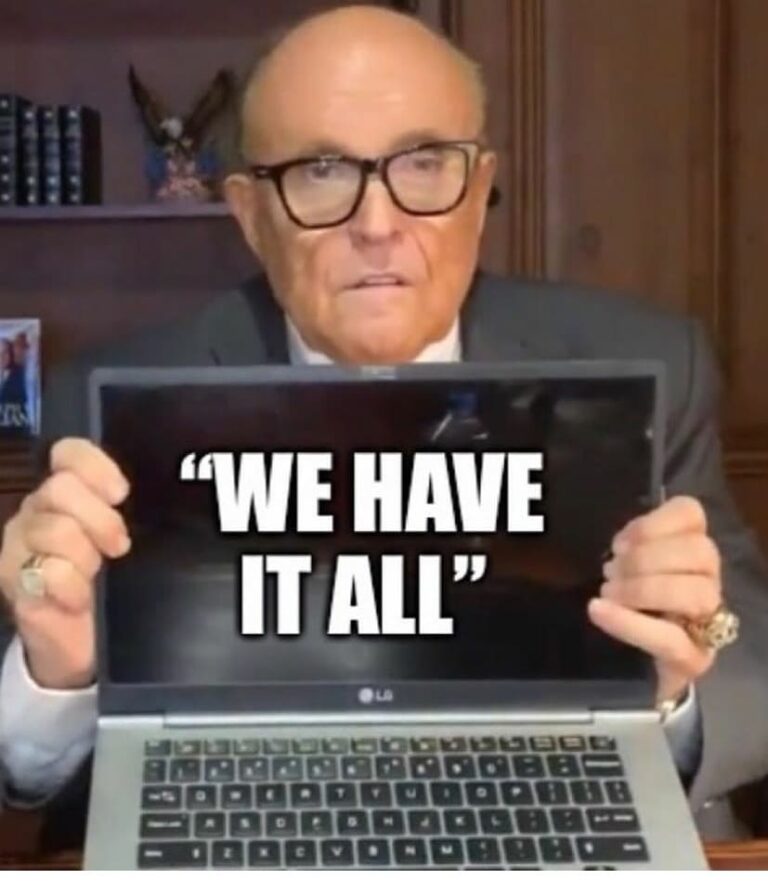 Read more about the article Rudy Giuliani “We have it al!l”