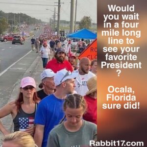 Read more about the article But the polls say joe biden is ahead?!?!

Meanwhile in Ocala florida: RED WAVE