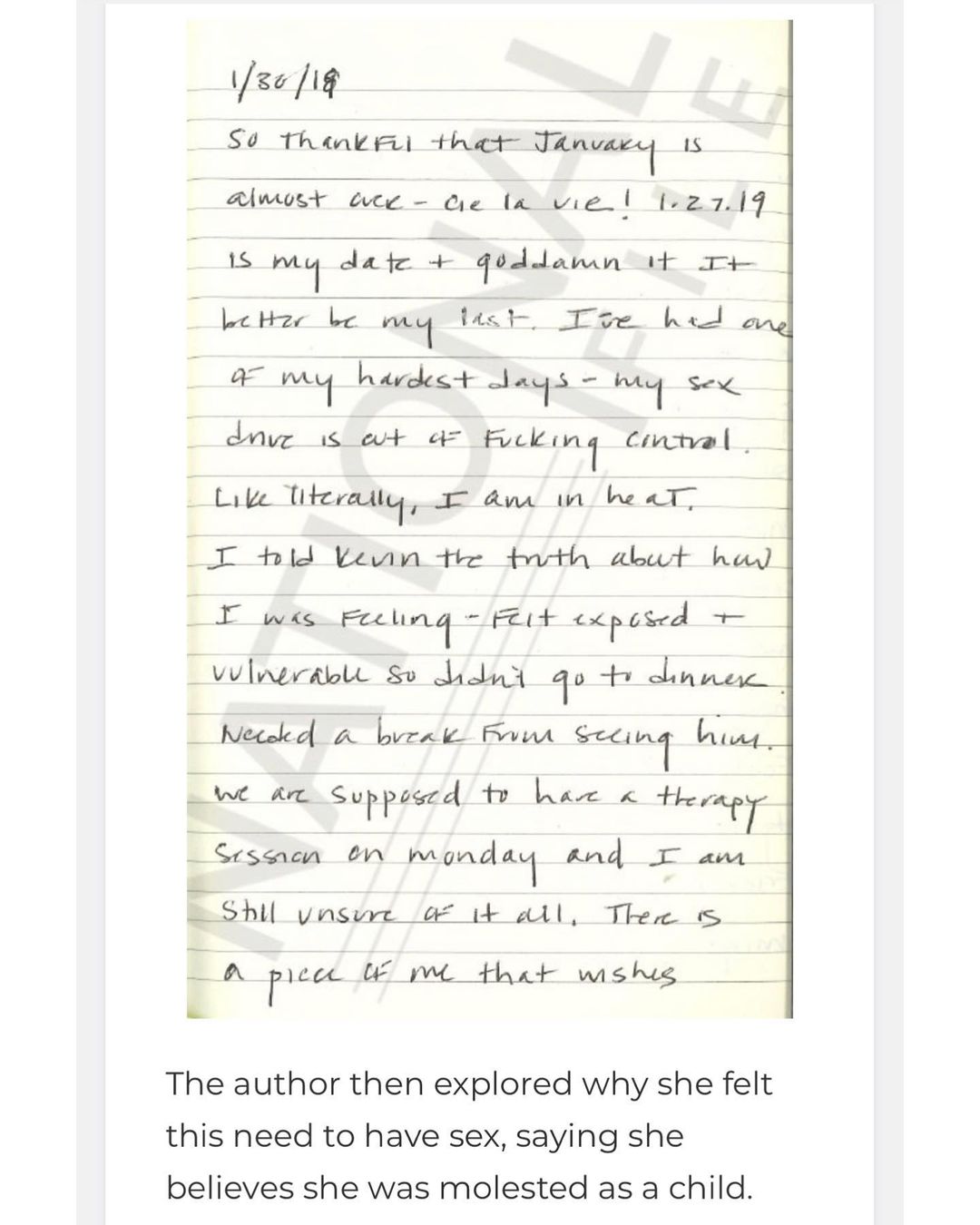 You are currently viewing Post 2 of 2:  Diary entries from Joe & Jill Biden’s daughter Ashley.