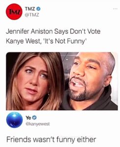 Read more about the article Regardless of what you think of Ye, you have to admit his response is funny