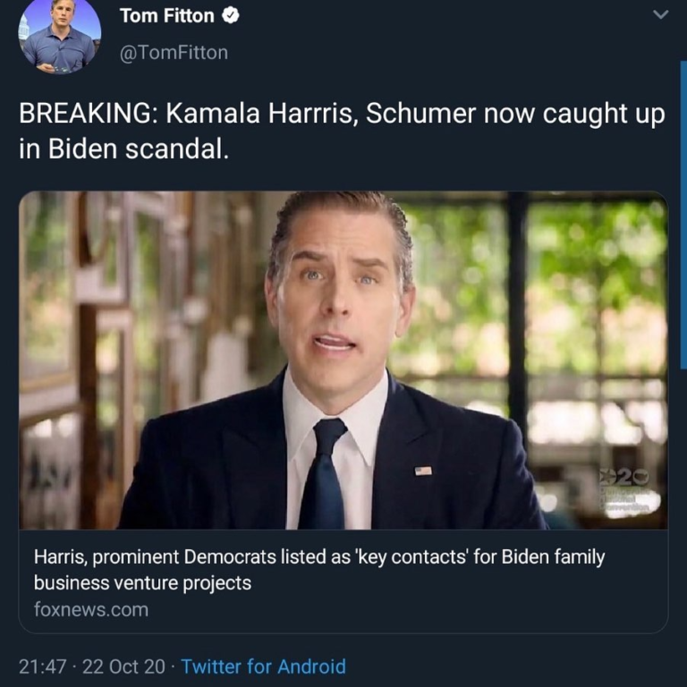 Read more about the article BREAKING: Kamala Harris, Chuck Schumer now caught up in Biden scandal.