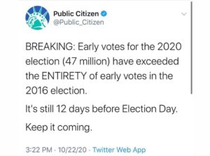 Read more about the article Alternative headline: Voter fraud from deep state psyop has exceeded the entiret