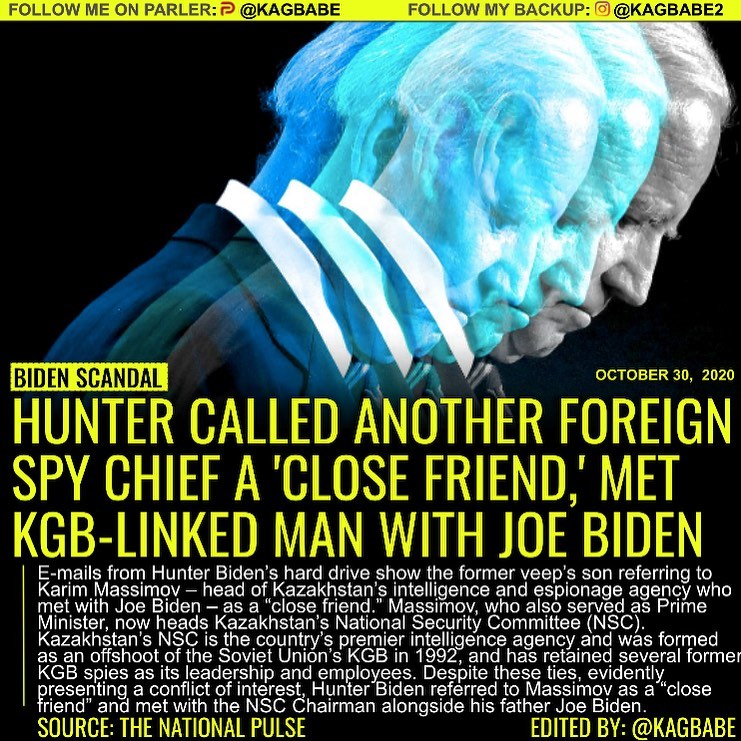 Read more about the article HUNTER CALLED ANOTHER FOREIGN SPY CHIEF A ‘CLOSE FRIEND,’ MET KGB-LINKED MAN WITH JOE BIDEN