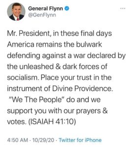 Read more about the article Thank you for your service General Flynn  We are so thankful to have such amazin
