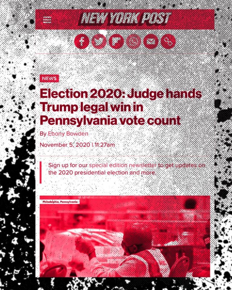 Read more about the article Election 2020: Judge Hands Trump Legal Victory In Pennsylvania Vote Count