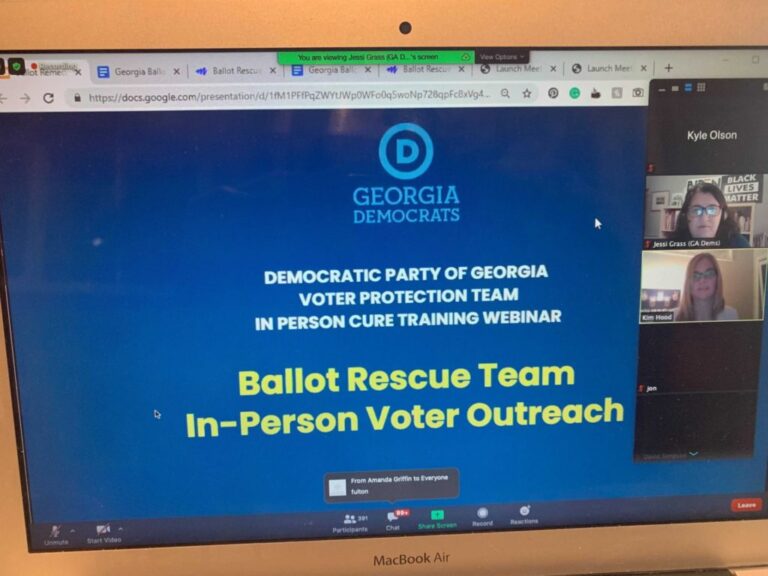 Read more about the article Georgia Democrats Going Door-to-Door to Fix Flawed Ballots, Told to ‘Minimize’ Helping Republicans