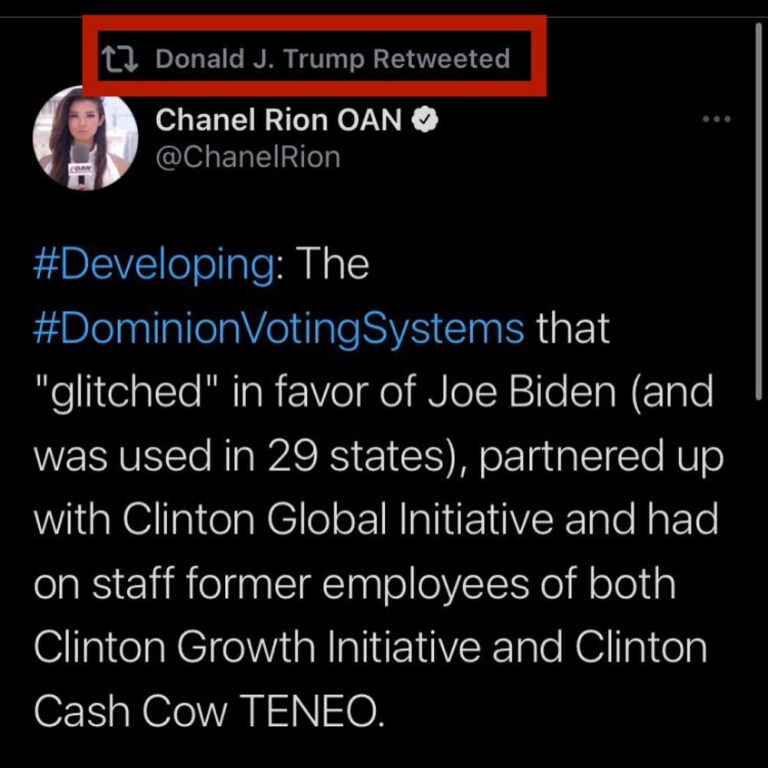 Read more about the article The Dominion Voting Systems that “glitched” in favor of Joe Biden (and was used in 29 states), partnered up with Clinton Global Initiative