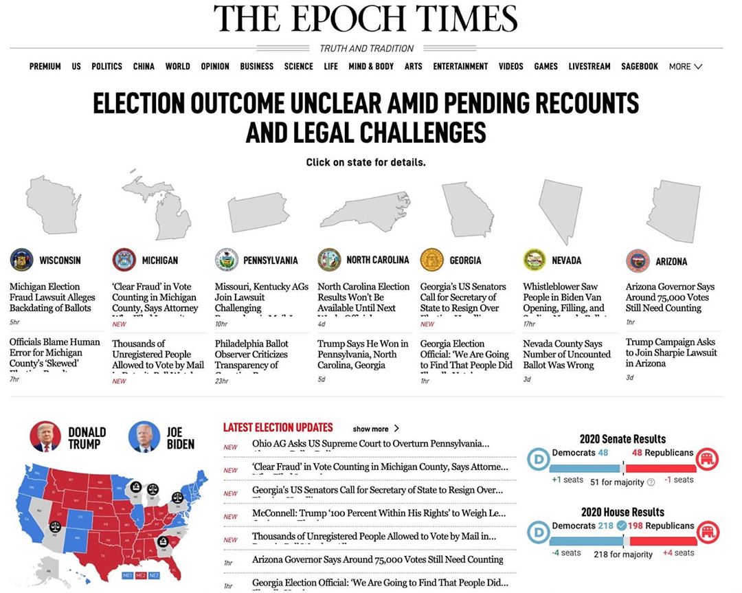 ELECTION OUTCOME UNCLEAR AMID PENDING RECOUNTS AND LEGAL CHALLENGES ...