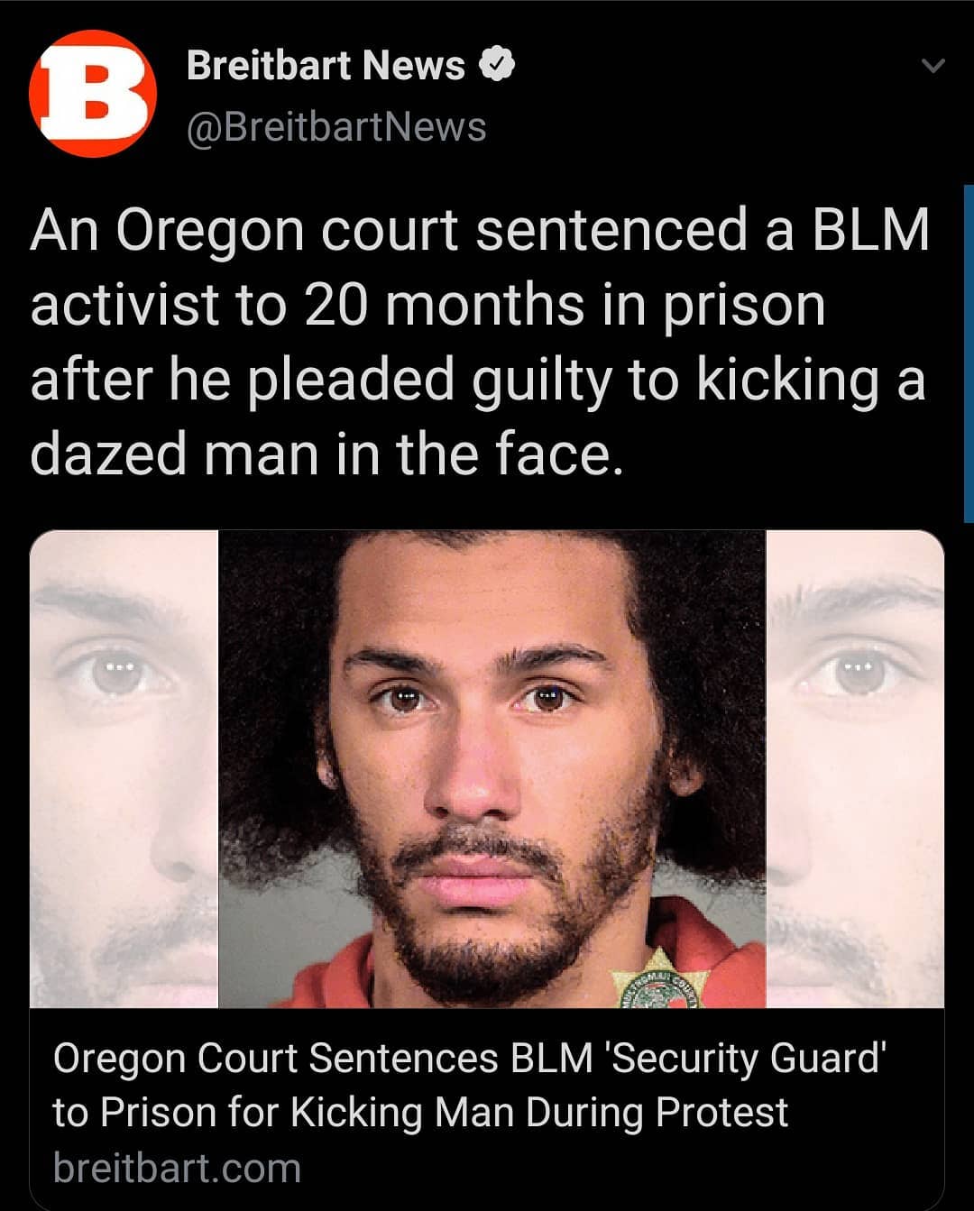 20 Months Will Place Him He Inside The Booty House Prison