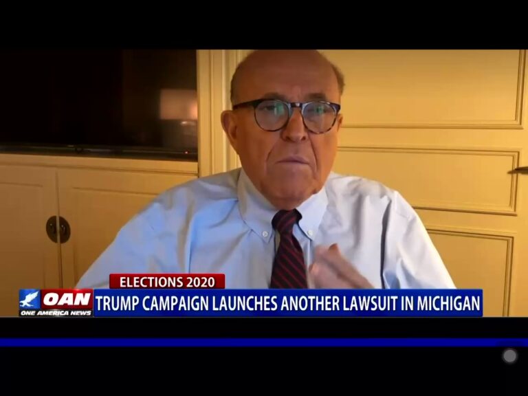 Read more about the article .@RudyGiuliani says they brought in 100,000 ballads through the back door in Mic