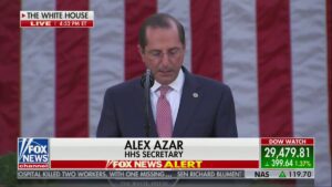 Read more about the article Secretary Azar: It’s a shame that some people are politicizing the coronavirus v