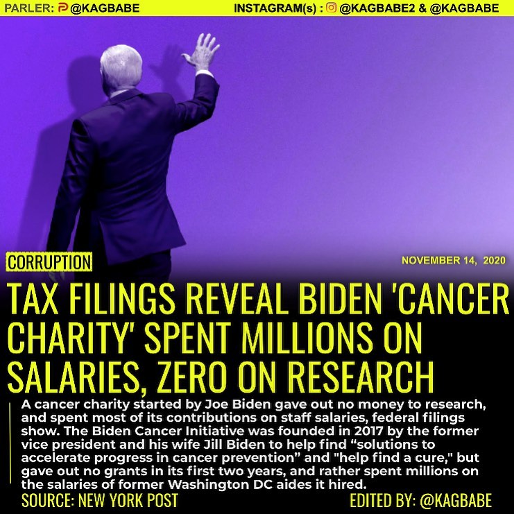 Read more about the article A cancer charity started by Joe Biden gave out no money to research, and spent m