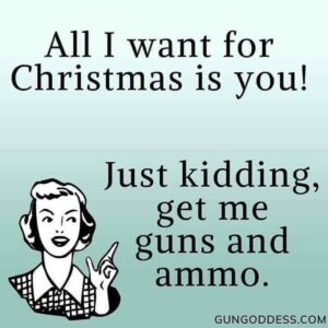 Read more about the article I don’t celebrate pagan holidays, but if I did, I would want guns and ammo.