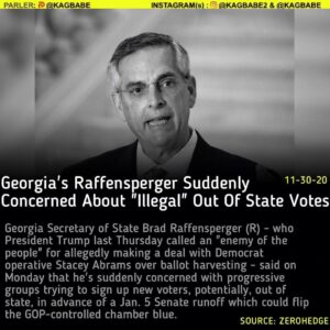 Groups in Georgia have been trying to get people who live in other states to vot