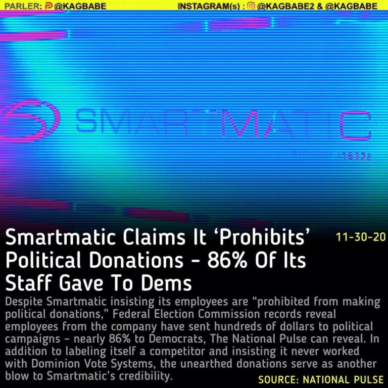 Read more about the article Despite Smartmatic insisting its employees are “prohibited from making political