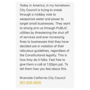 Read more about the article This is happening right now in Riverside, California. These elected officials wh
