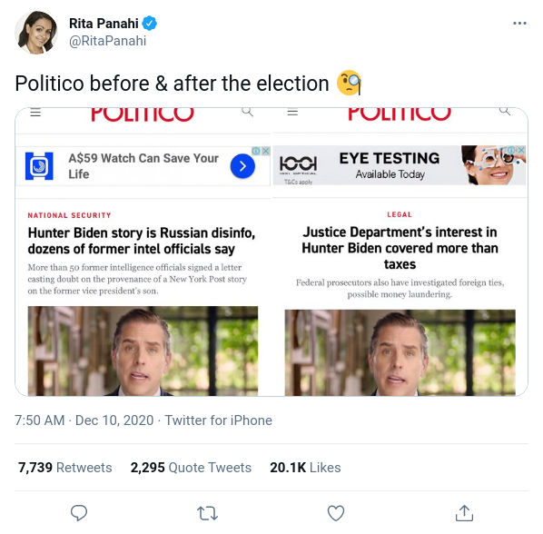 You are currently viewing Politico before & after the election