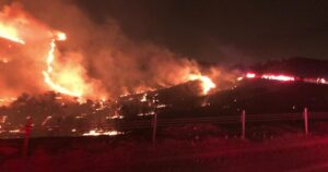 Read more about the article Wildfire breaks out at Southern California’s Camp Pendleton Marine Corps base