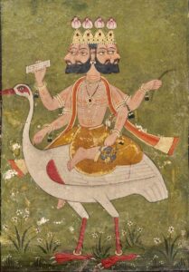 Read more about the article BRAHMA riding a bird-type-figure with shackles around it’s ankles…   

Looks a